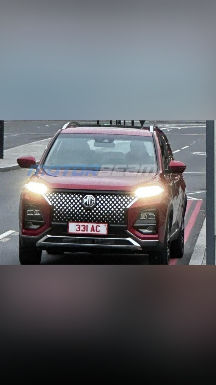 Facelifted MG Hector Spotted Without Camouflage