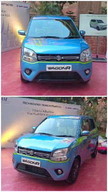 Maruti Unveils A Flex-fuel Powered Wagon R Prototype
