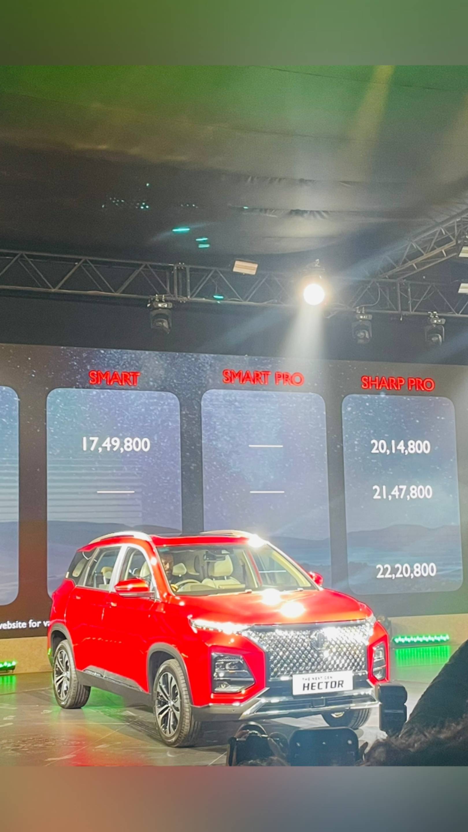 2023 mg hector plus 6 seater