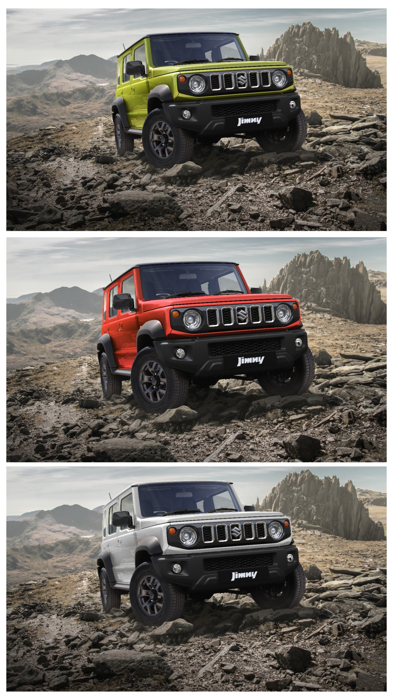 Explore All 7 Colours Of The Maruti Jimny