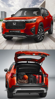 Here’s How Spacious Honda Elevate’s Boot Is Compared To Its Rivals