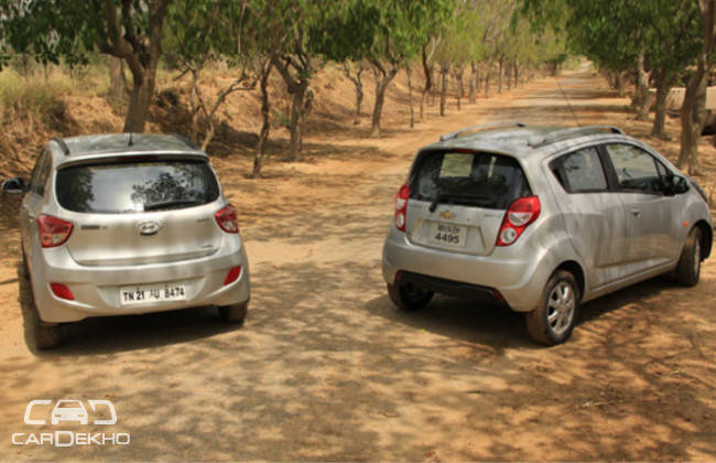 Chevrolet Beat vs Hyundai Grand i10