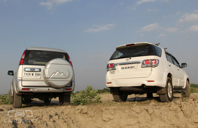 Ford Endeavour  Toyota Fortuner