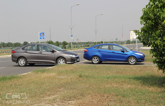 Honda City versus Ford Fiesta