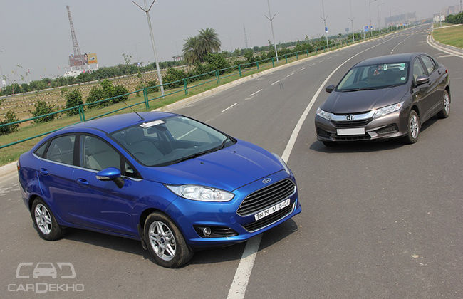 Honda City versus Ford Fiesta