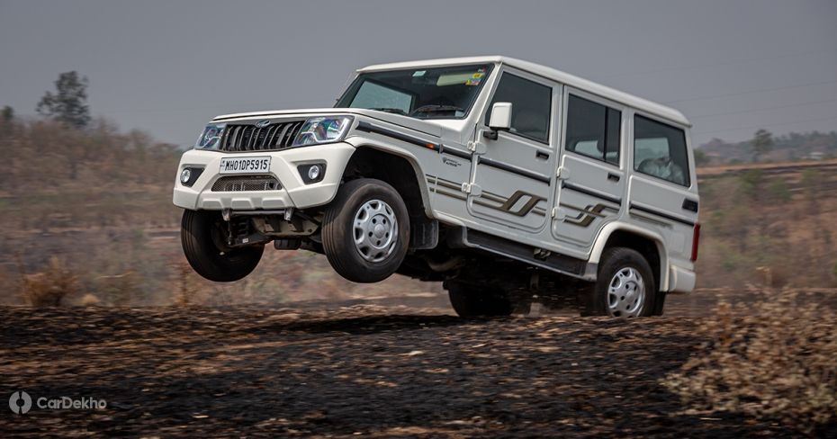 Mahindra Bolero driving