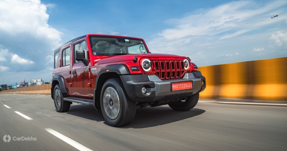 Mahindra Thar Roxx driving