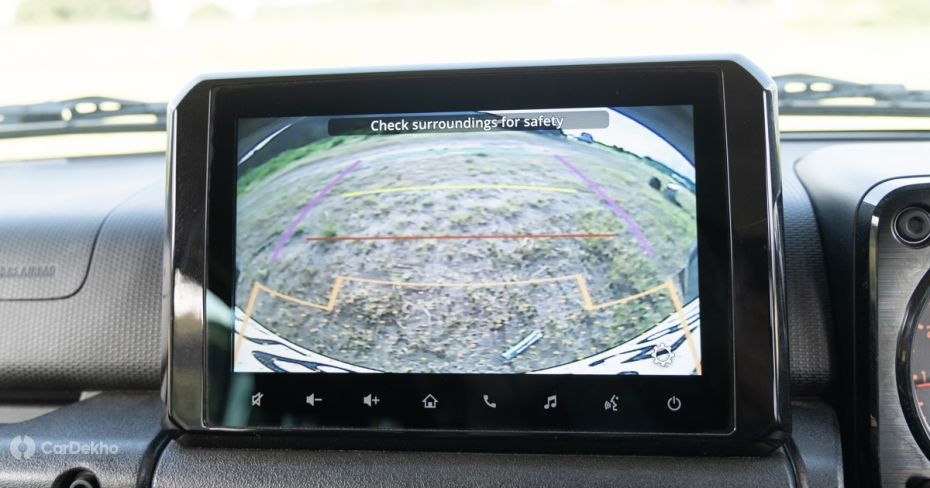 Maruti Jimny 5-door rear-view camera Maruti Jimny 5-door rear-view camera