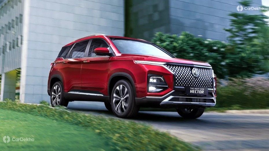 MG Hector Plus front design