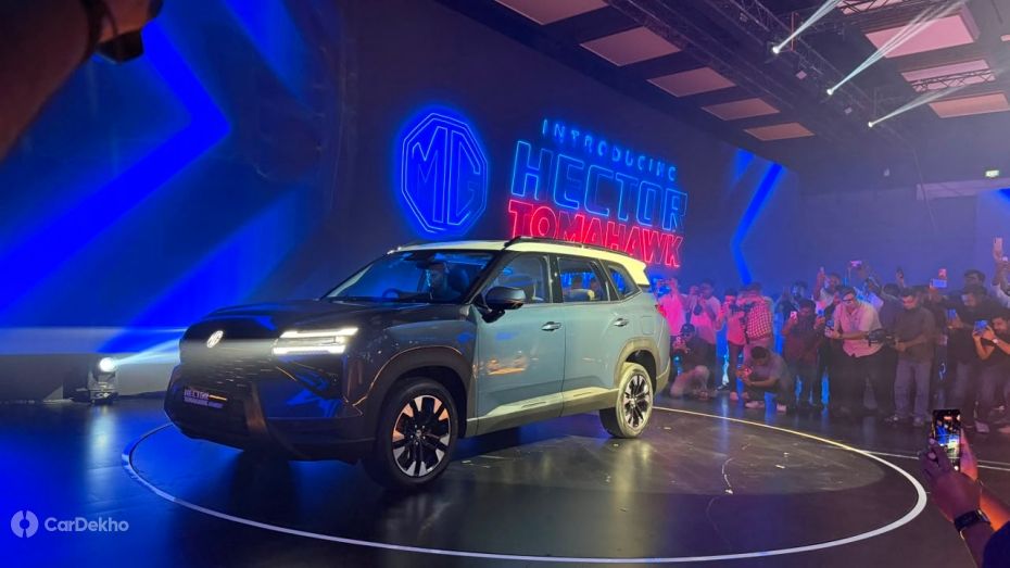 MG Hector Tomahawk PHEV Front Quarter