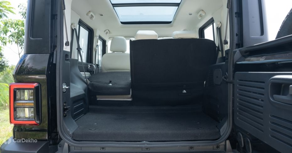 Mahindra Thar Roxx split-folding rear seats