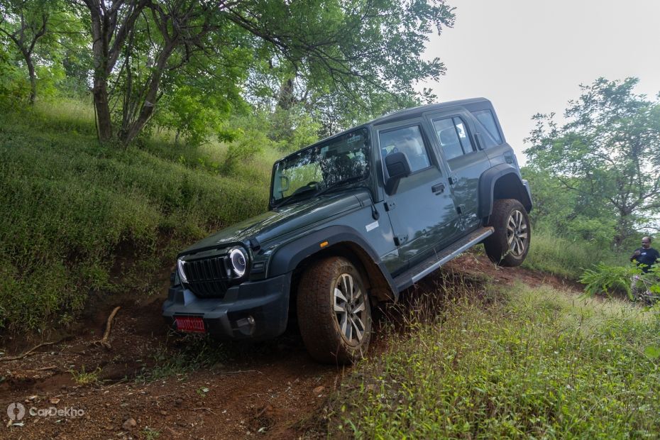 Mahindra Thar Roxx off-roading