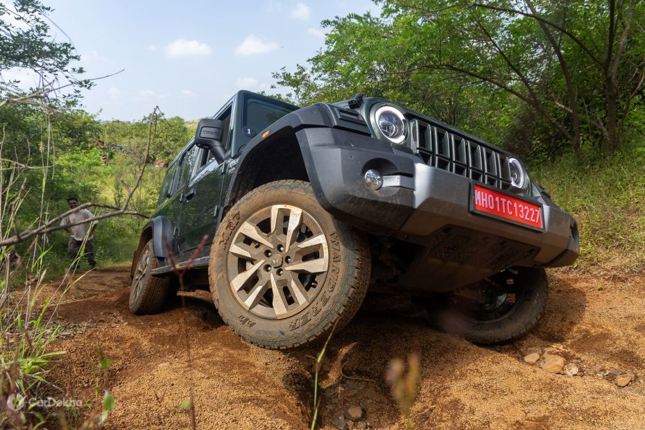 Mahindra Thar Roxx off-roading