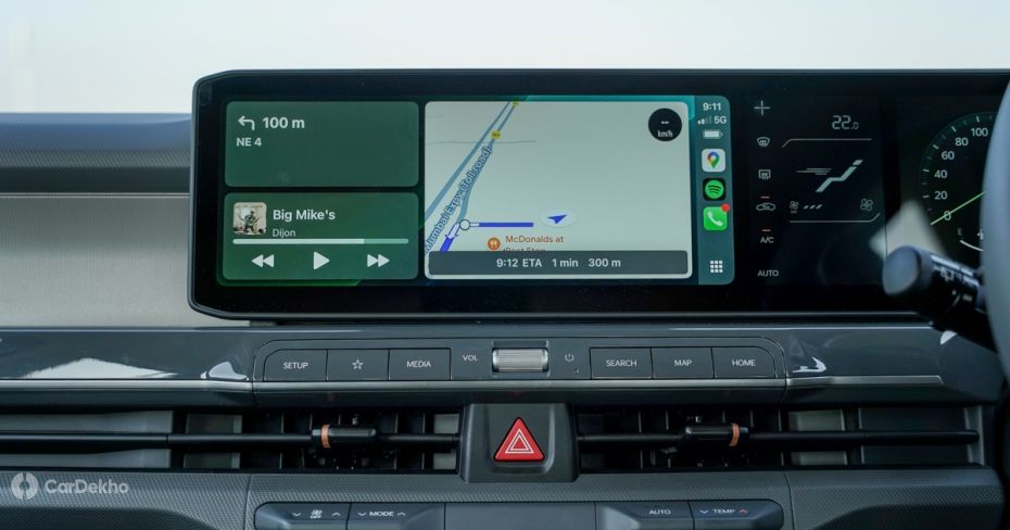 Kia Syros infotainment system