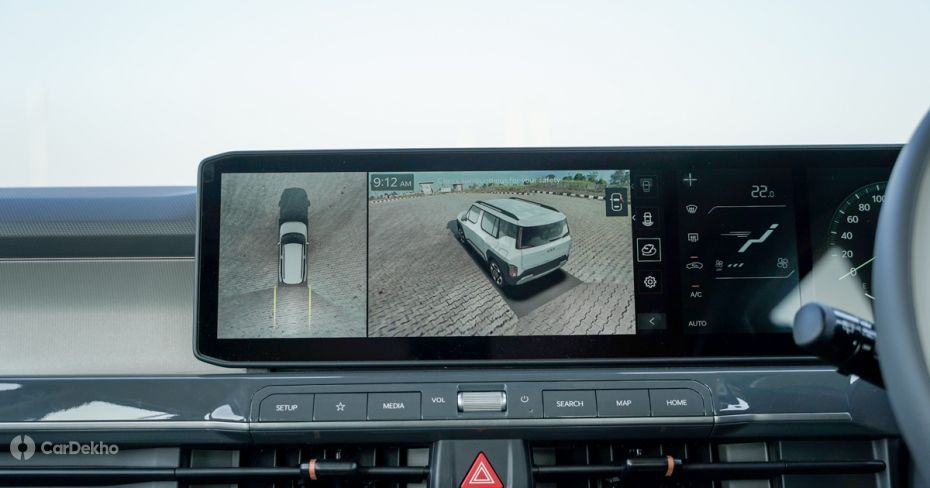Kia Syros 360-degree camera feed