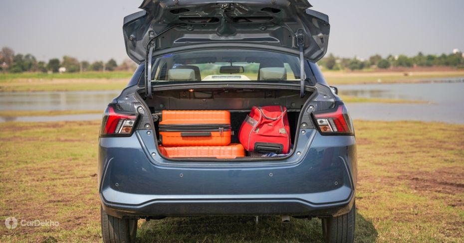 Maruti Dzire boot space