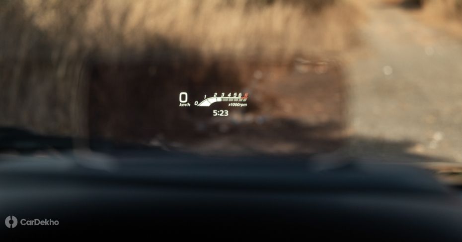 Maruti Fronx head-up display