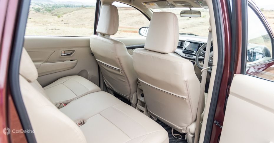 Maruti Ertiga second row Maruti Ertiga second row