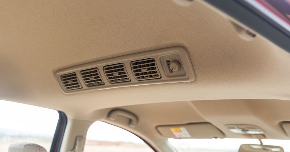 Maruti Ertiga second row AC vents Maruti Ertiga second row AC vents