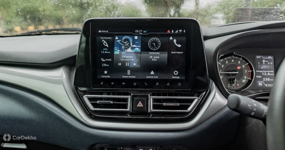 Maruti Baleno infotainment system