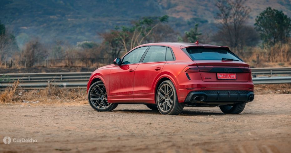 Audi RS Q8 rear three quarters