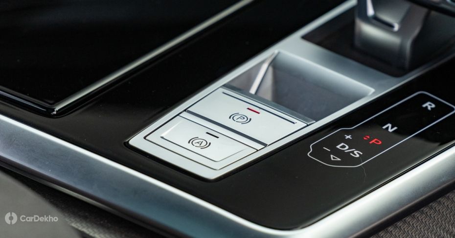 Audi RS Q8 electronic parking brake