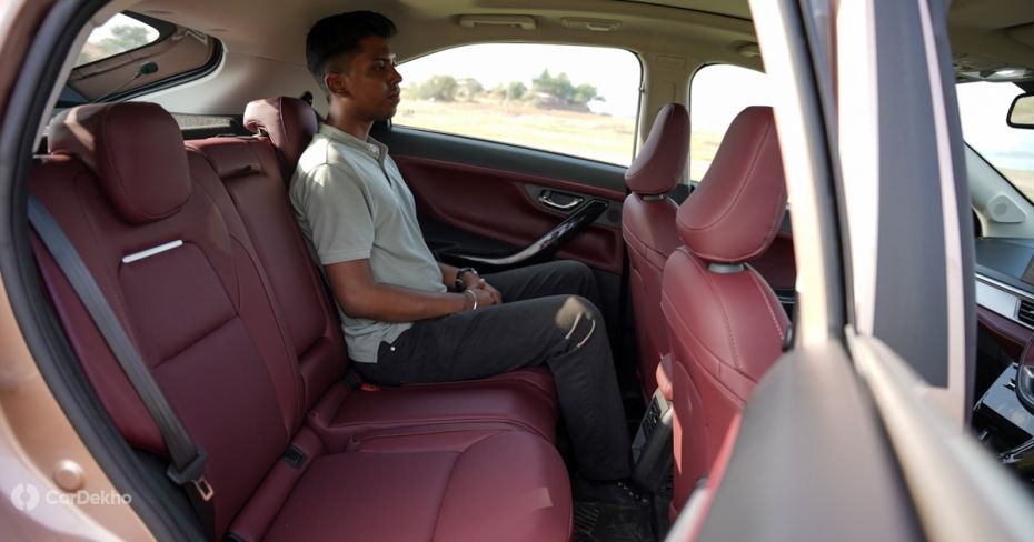 Tata Curvv rear seats