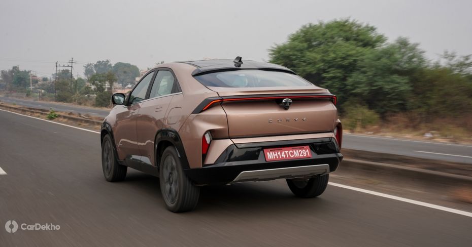 Tata Curvv rolling shot