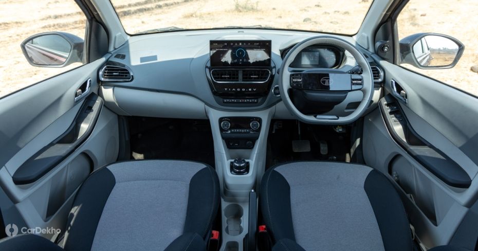 Tata Tiago EV cabin