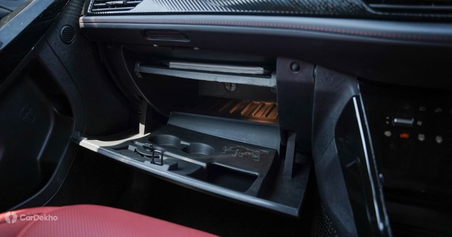 Tata Nexon EV Red Dark cup holders