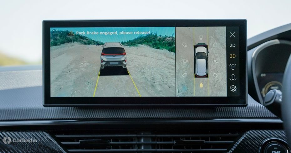 Tata Nexon EV 360-degree camera