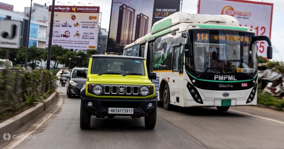 Maruti Jimny in the city Maruti Jimny in the city
