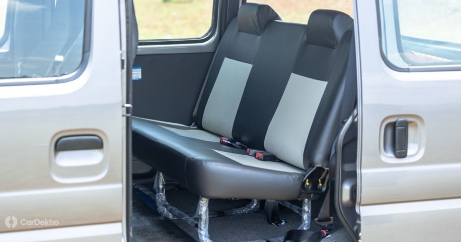 Maruti Eeco rear seats Maruti Eeco rear seats