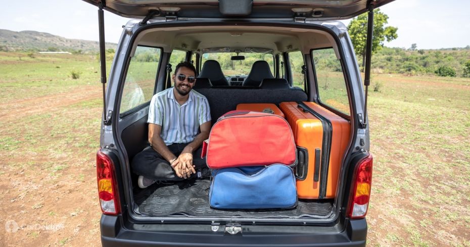 Maruti Eeco 5-seater boot space Maruti Eeco boot space