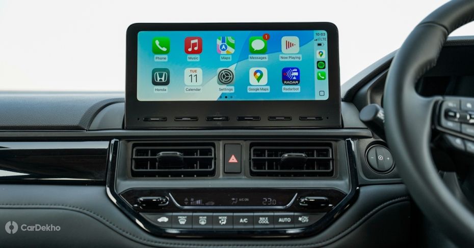 Honda Elevate infotainment system
