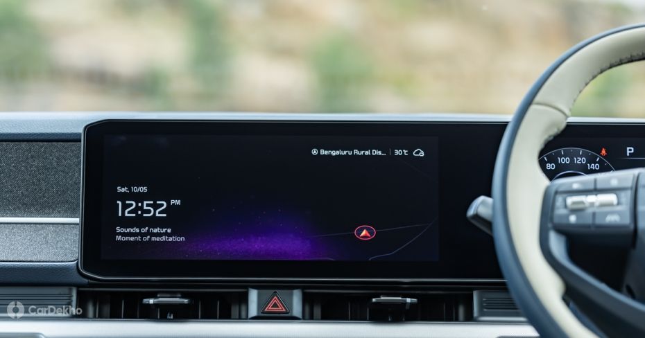 Kia Carens Clavis 12.3-inch touchscreen Kia Carens Clavis 12.3-inch touchscreen