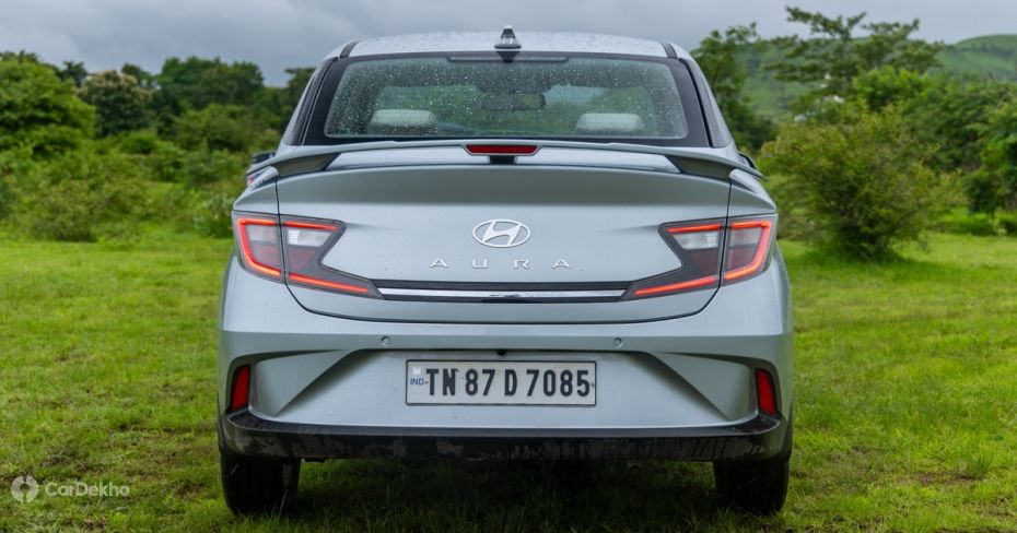 Hyundai Aura rear Hyundai Aura rear