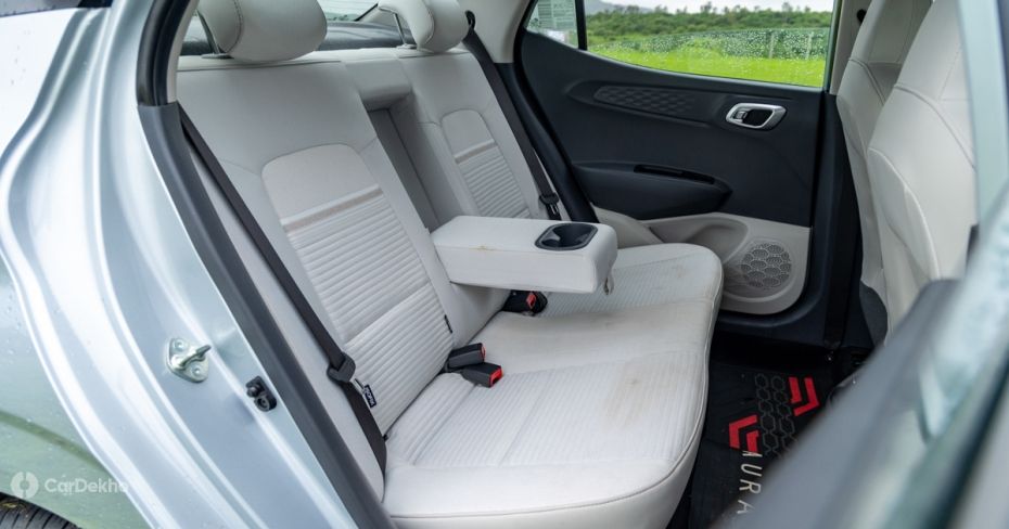 Hyundai Aura rear seats Hyundai Aura rear seats