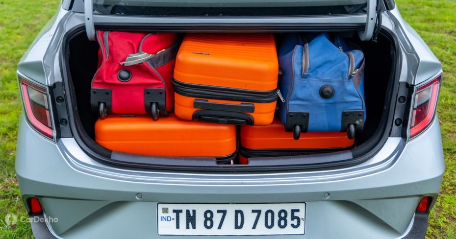 Hyundai Aura boot space Hyundai Aura boot space