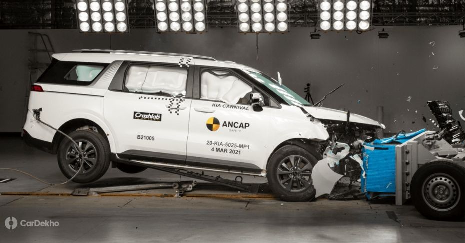Kia Carnival Australian NCAP crash test Kia Carnival Australian NCAP crash test