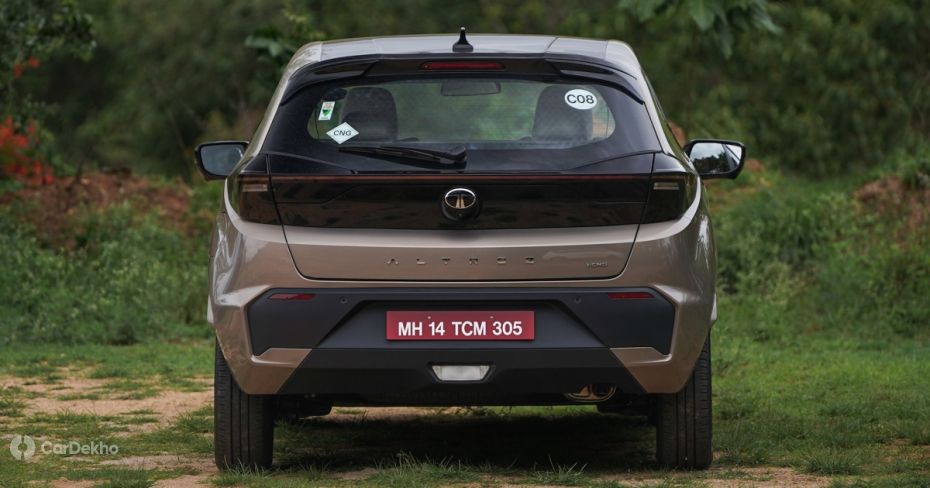 Tata Altroz rear design Tata Altroz rear design