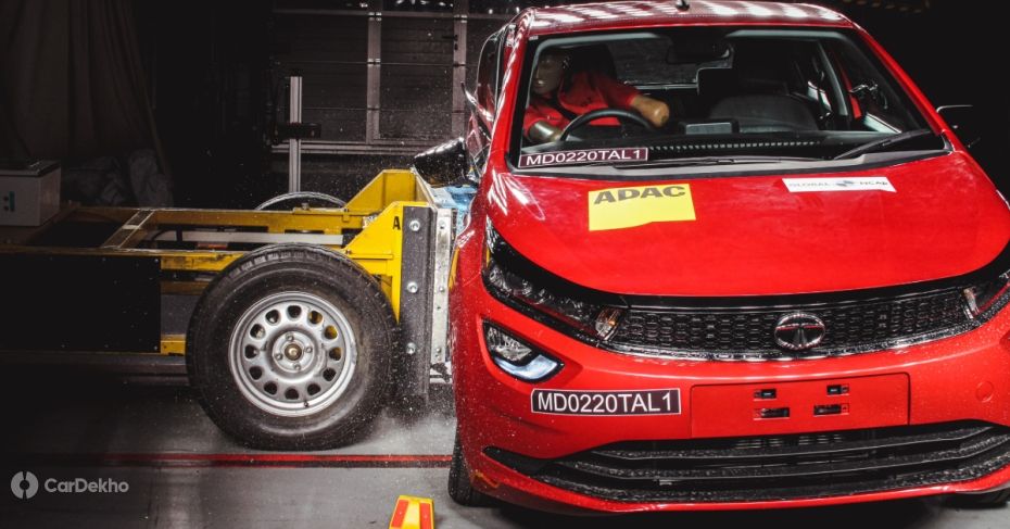 Pre-facelift Tata Altroz Global NCAP crash test Pre-facelift Tata Altroz Global NCAP crash test