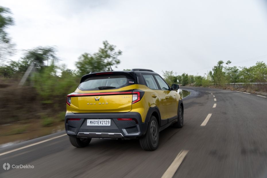 Mahindra XUV 3XO driving