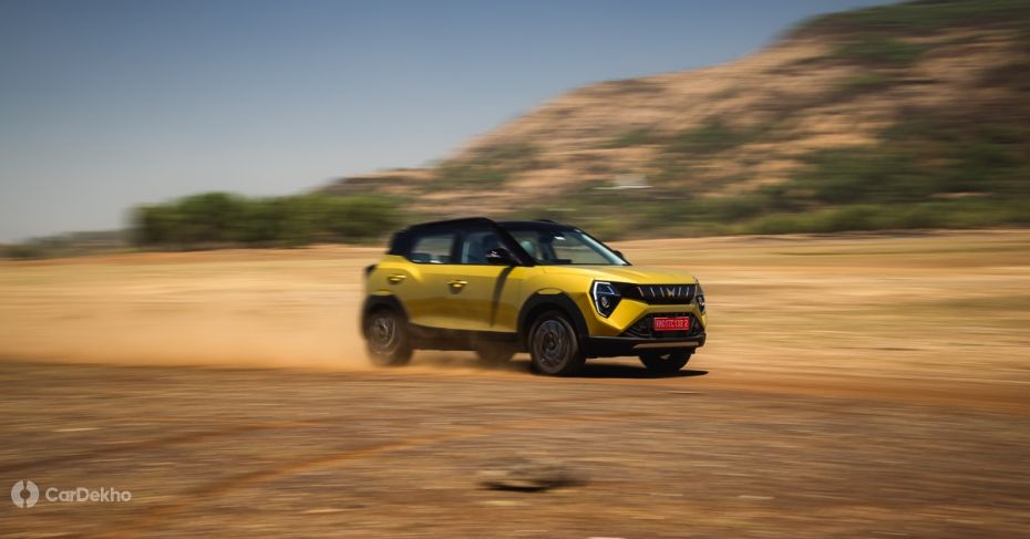 Mahindra XUV 3XO driving
