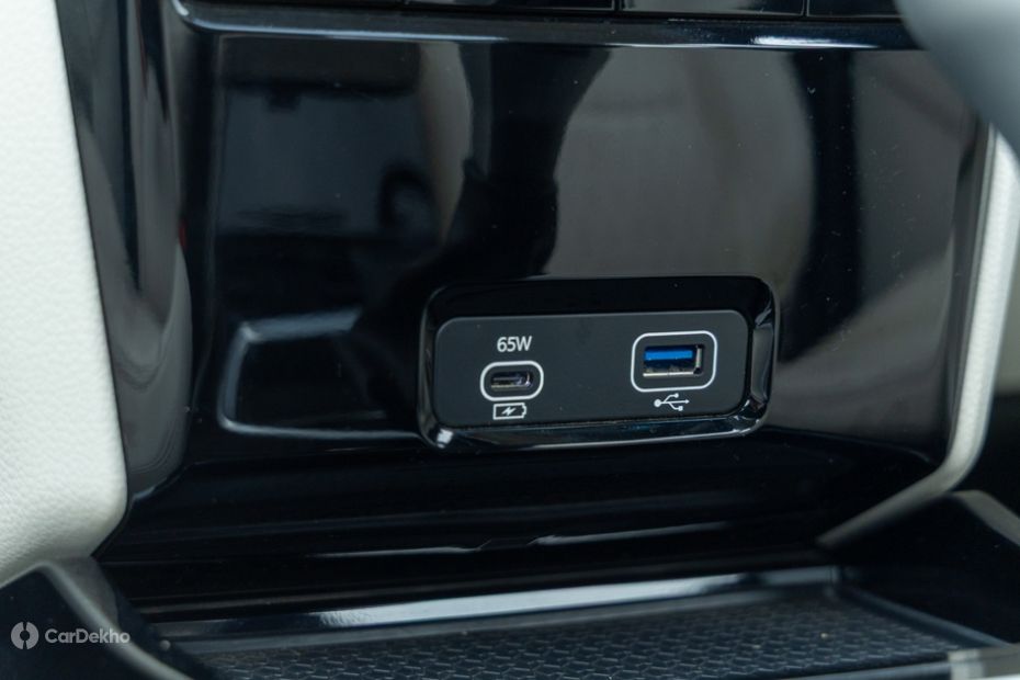 Mahindra XUV 3XO charging ports