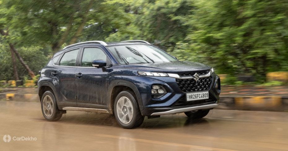 Maruti Fronx driving