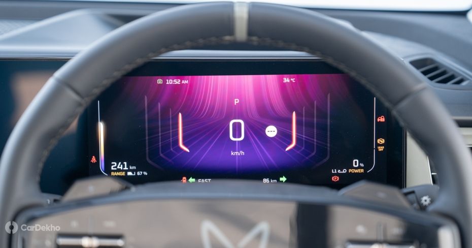 Mahindra XEV 9e 12.3-inch Digital Driver's Display