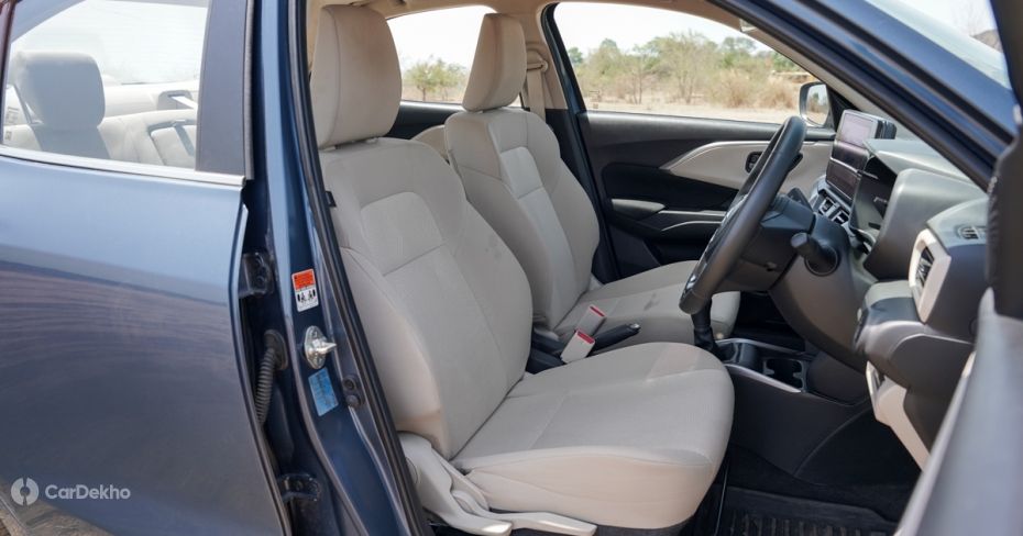 Maruti Dzire front seats