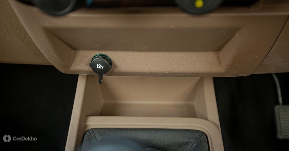 Mahindra Bolero gets a 12V charging socket only Mahindra Bolero gets a 12V charging socket only