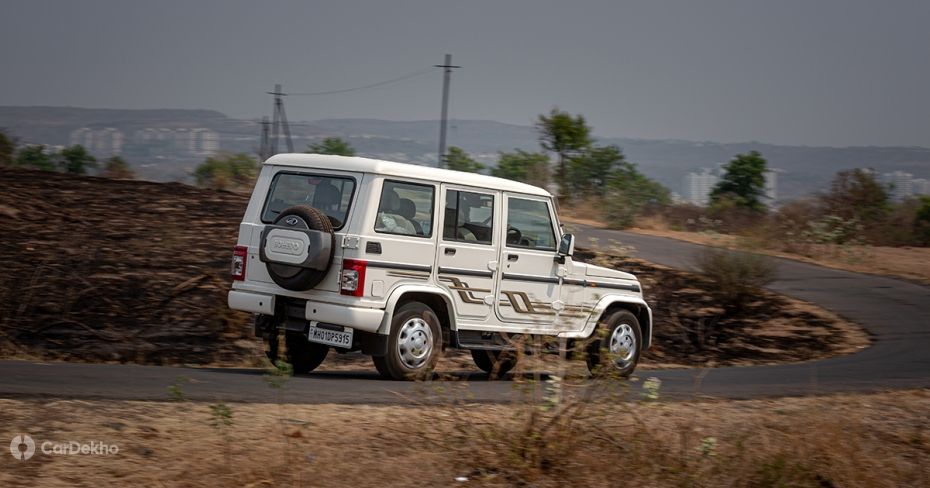 Mahindra Bolero driving